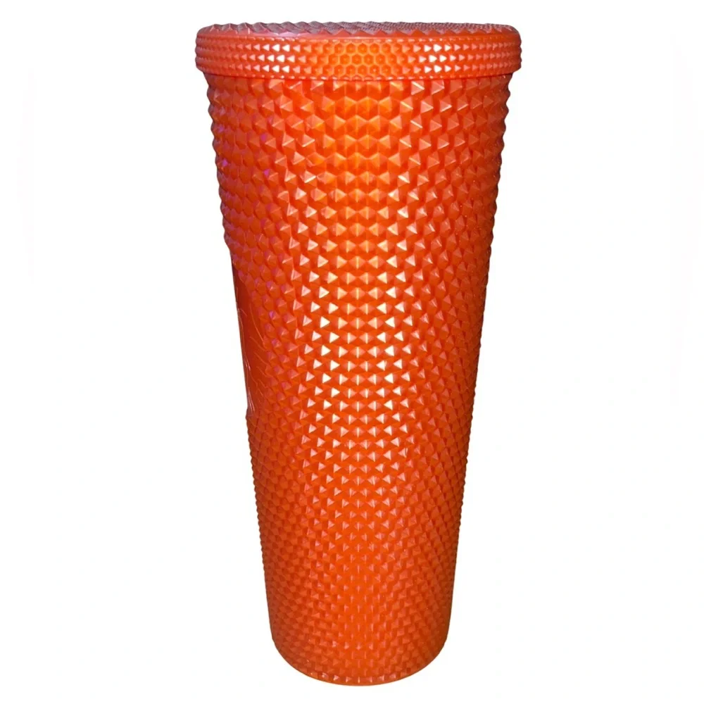 NWT Starbucks Pearlized Orange Studded Tumbler (No Straw) Venti 24oz Fall 2022